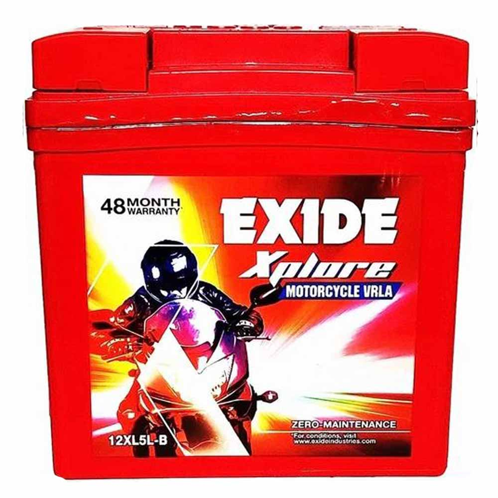 Discover Gel  Battery EXIDE 12V 12XL5LB Original product indian.